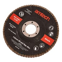 Amtech 115m 80 Grit Abrasive Disc